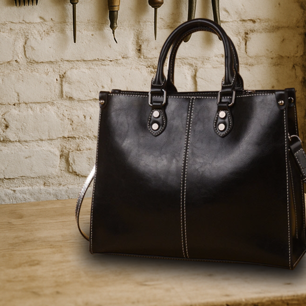 LUMA LOVE | Classically elegant tote made of genuine leather