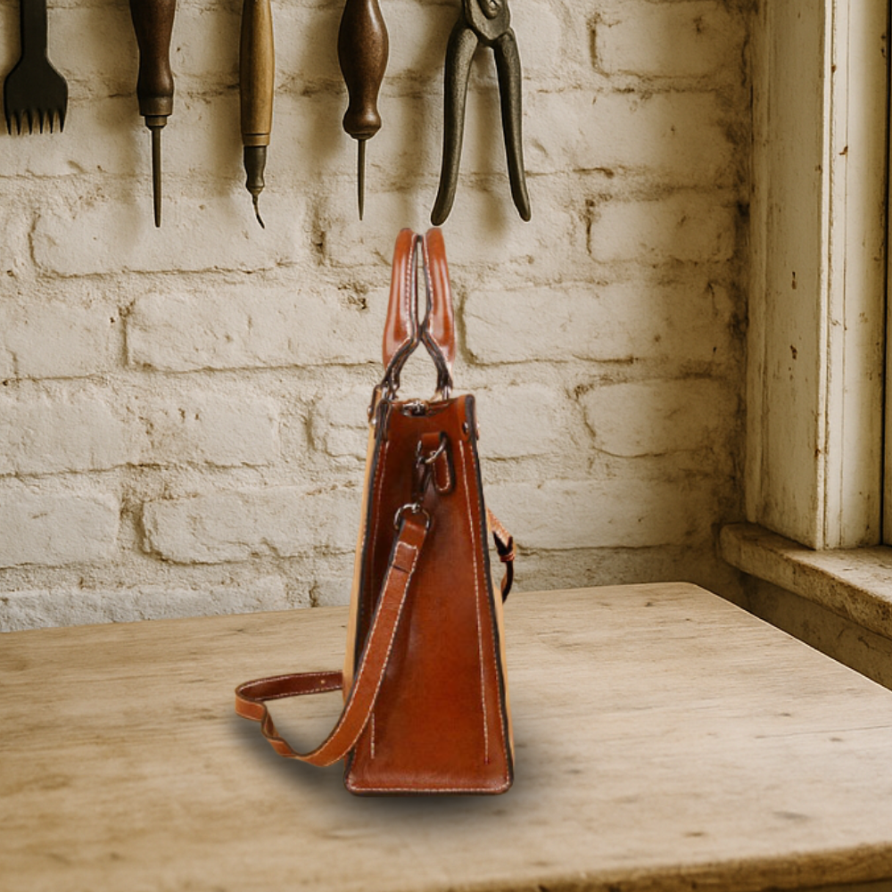 LUMA LOVE | Classically elegant tote made of genuine leather