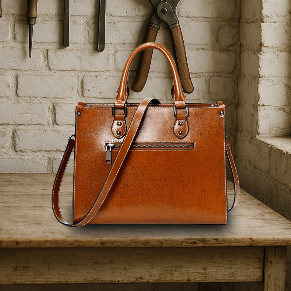 LUMA LOVE | Classically elegant tote made of genuine leather