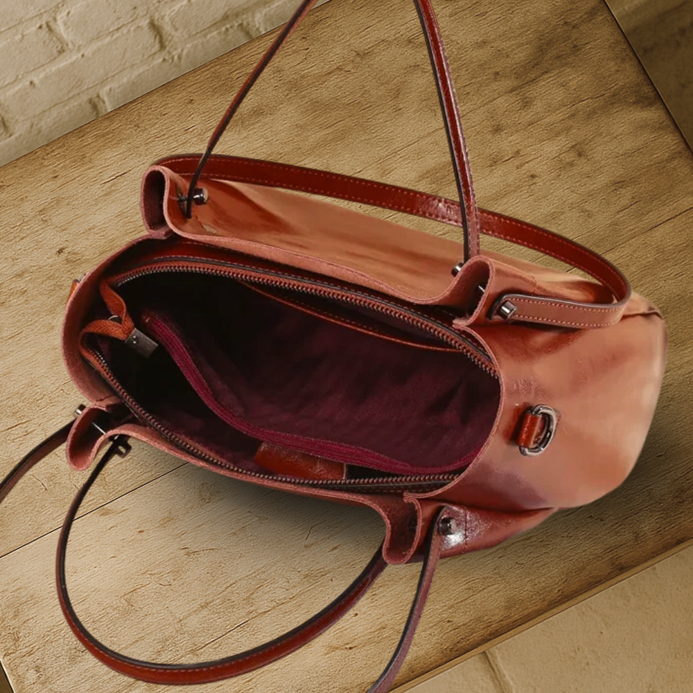 LUMA LOVE | Elegant two-way bag made from genuine leather