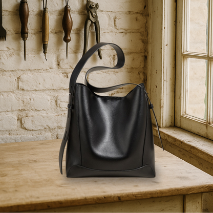 LUMA LOVE | Soft Slouchy Leather Shoulder Bag