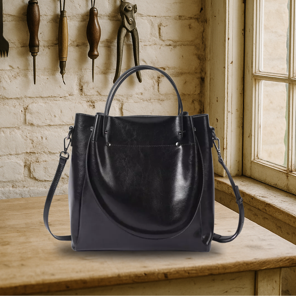 LUMA LOVE | Elegant two-way bag made from genuine leather