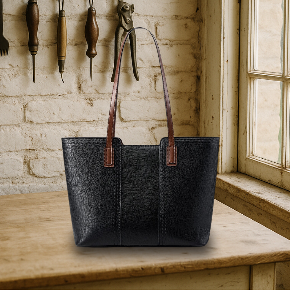 LUMA LOVE | Shopper leather bag with large capacity