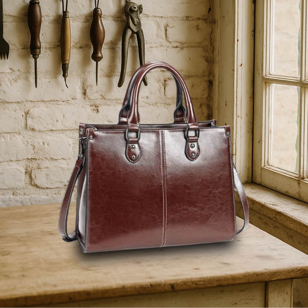 LUMA LOVE | Classically elegant tote made of genuine leather