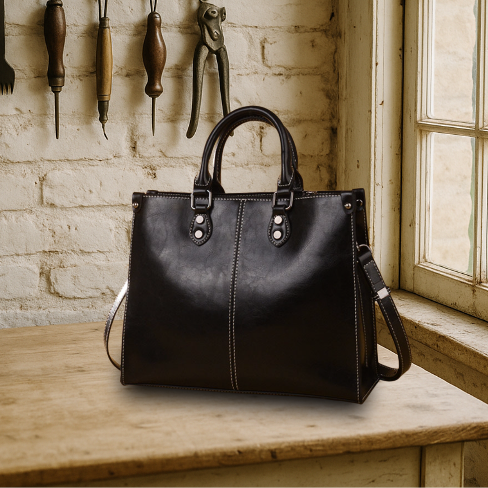 LUMA LOVE | Classically elegant tote made of genuine leather