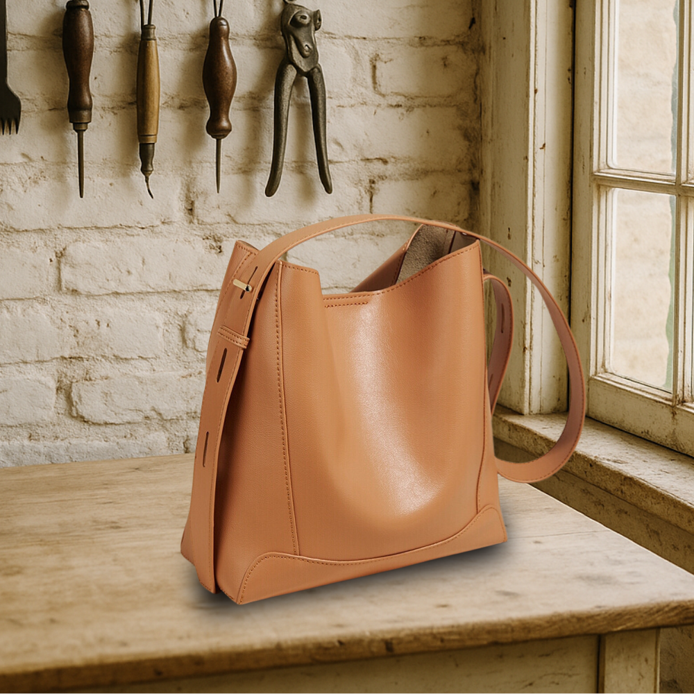 LUMA LOVE | Soft Slouchy Leather Shoulder Bag