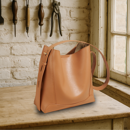 LUMA LOVE | Soft Slouchy Leather Shoulder Bag