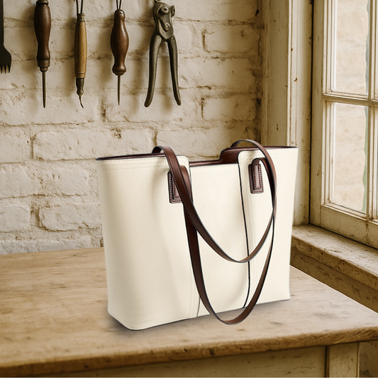 LUMA LOVE | Shopper leather bag with large capacity